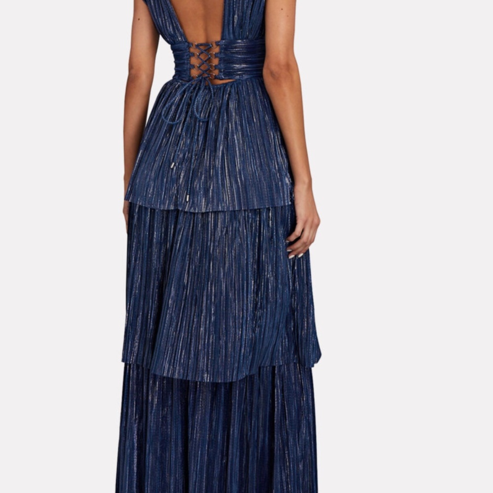 Sabina Musayev Judith Open-Back Tiered Maxi Dress - Picture 4 of 6
